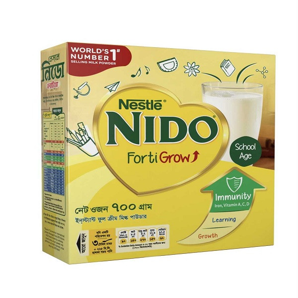 Nestle Nido Fortigrow Full Cream Milk Powder 700 gm