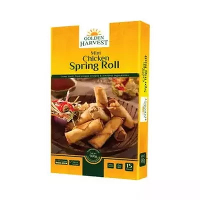 Golden Harvest Mini Chicken Spring Roll 15 pcs 300 gm