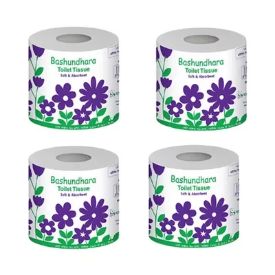 Bashundhara Toilet Tissue 4 pcs