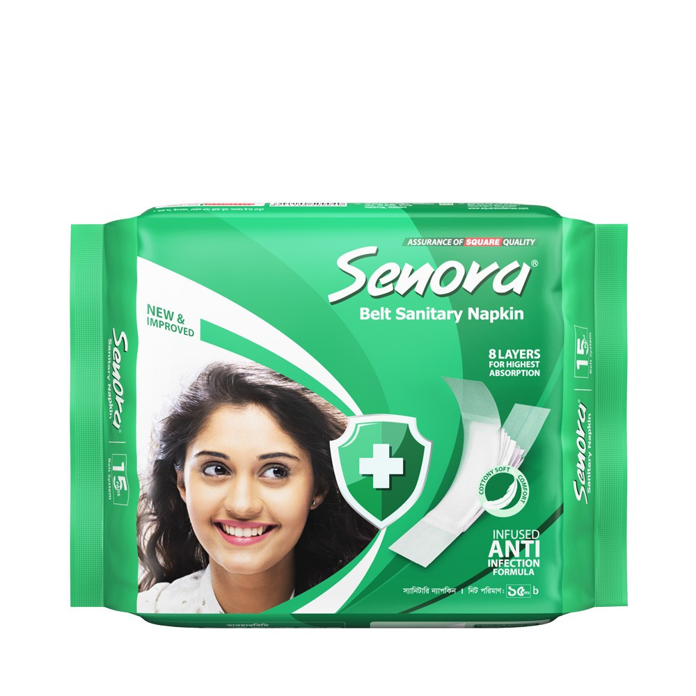 C5 Senora Sanitary Napkin (Belt) 15 pcs