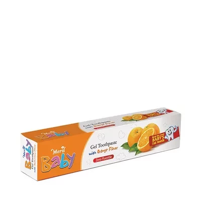 Meril Baby Gel Orange Toothpaste 45 gm