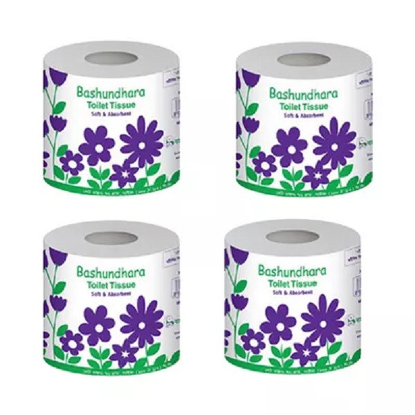 Bashundhara Toilet Tissue 4Pcs